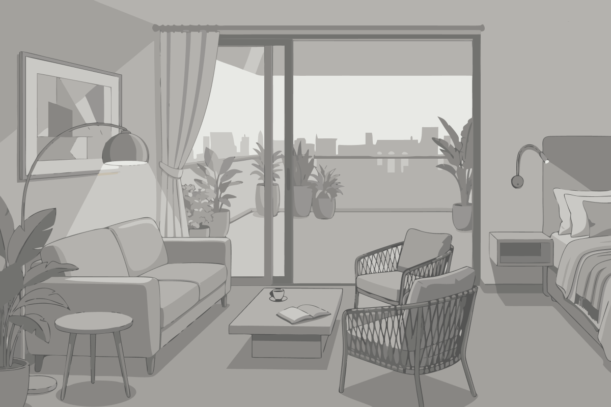 Habitación con vistas al jardín (2 adultos)